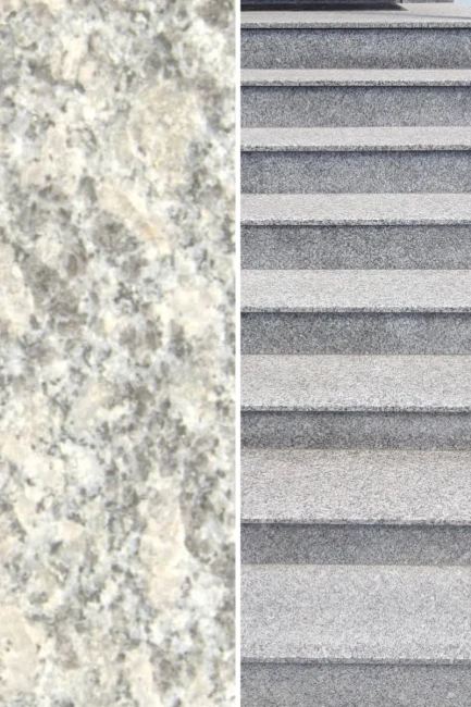 Stopień Granitowy G602 Płomieniowany | 150x33x2 cm