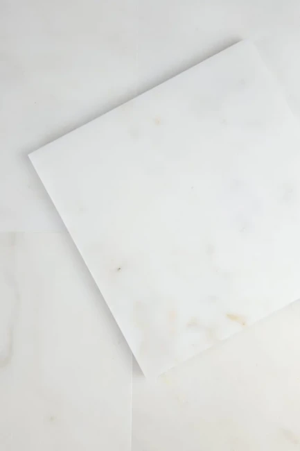 Płytka Marmurowa Afyon White Satynowa | 10x10x1 cm