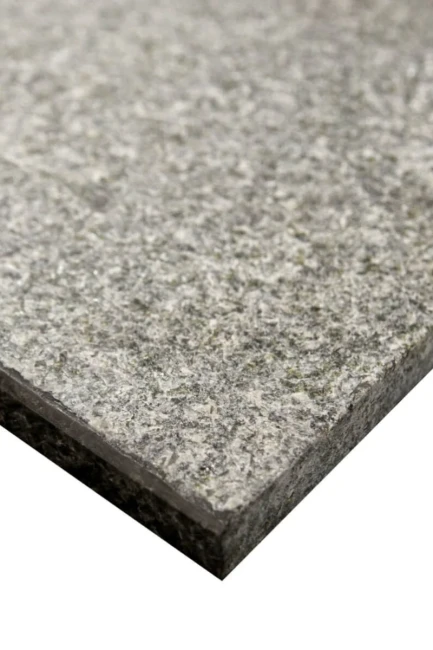 Stopień Granitowy Angola Black Płomieniowany | 150x33x2 cm