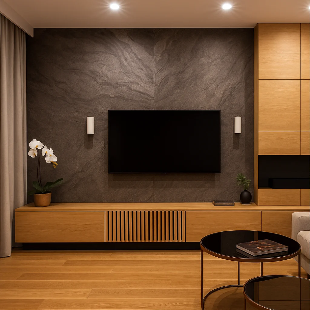 Fornir kamienny – sposób na efektowną ścianę bez remontu