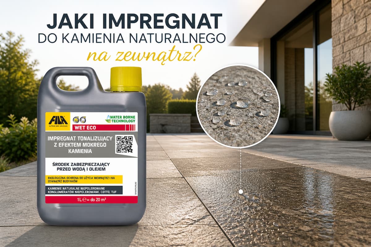 Jaki impregnat do kamienia naturalnego na zewnątrz?