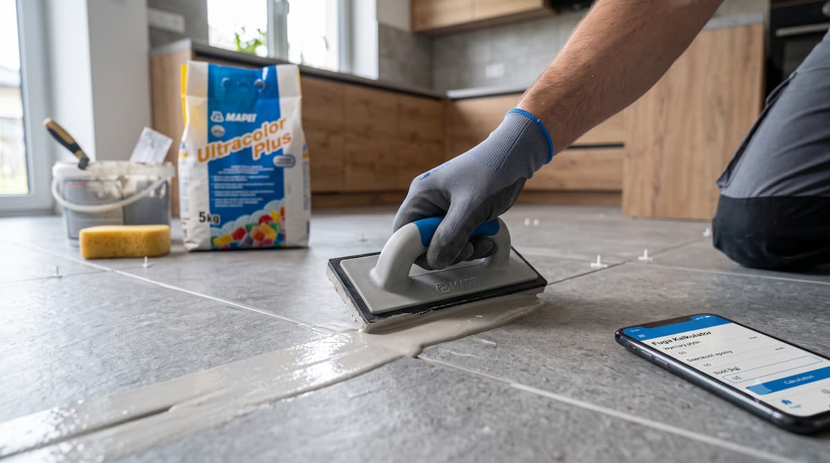 Kalkulator zużycia fugi MAPEI Ultracolor Plus – oblicz, ile fugi potrzebujesz