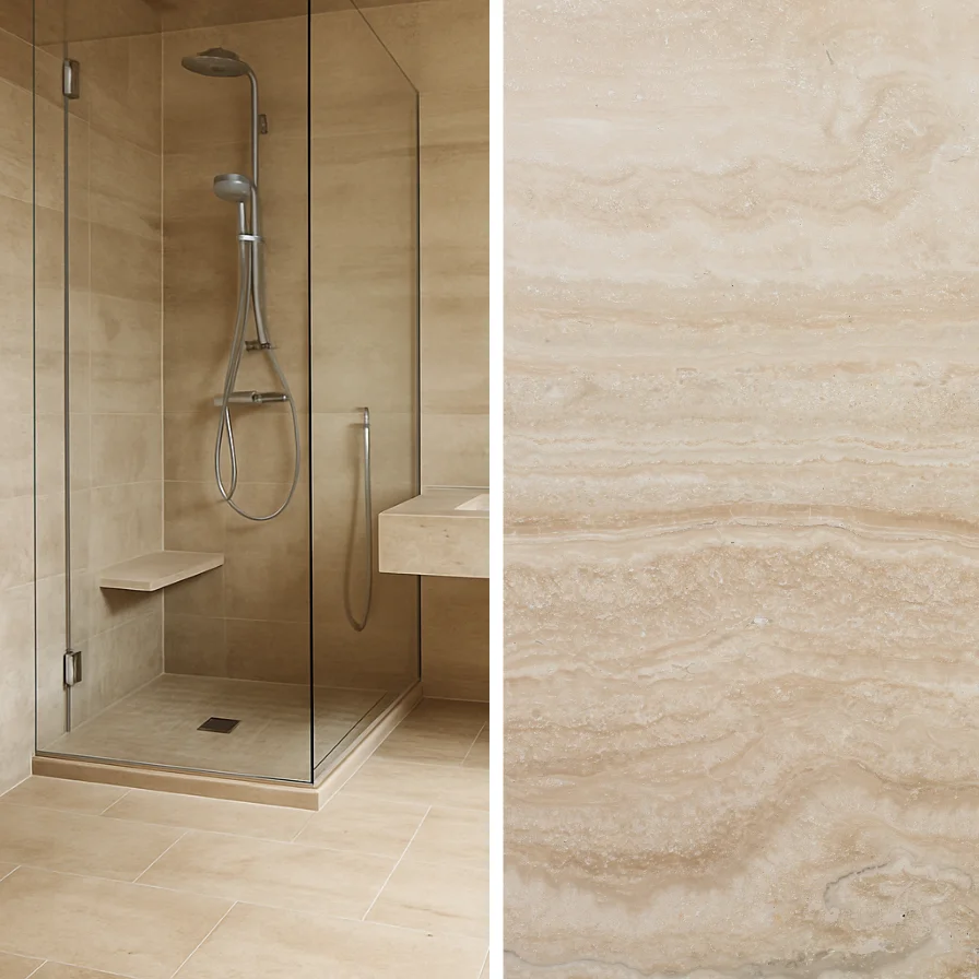 Naturalny urok trawertynu w łazience – czy to dobry wybór?