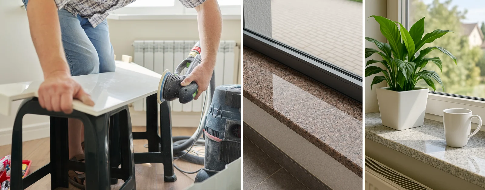 Montaż parapetu granitowego – krok po kroku